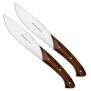 Viper Fiorentina VT7500-02CB madeira de cacobolo, 2-peças conjunto de facas para bife