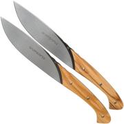 Viper Fiorentina steak knife set olive wood 2-piece, VT7500-02UL