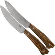 Viper Sakura set di coltelli da bistecca in legno di bocote, VT7506-02BC