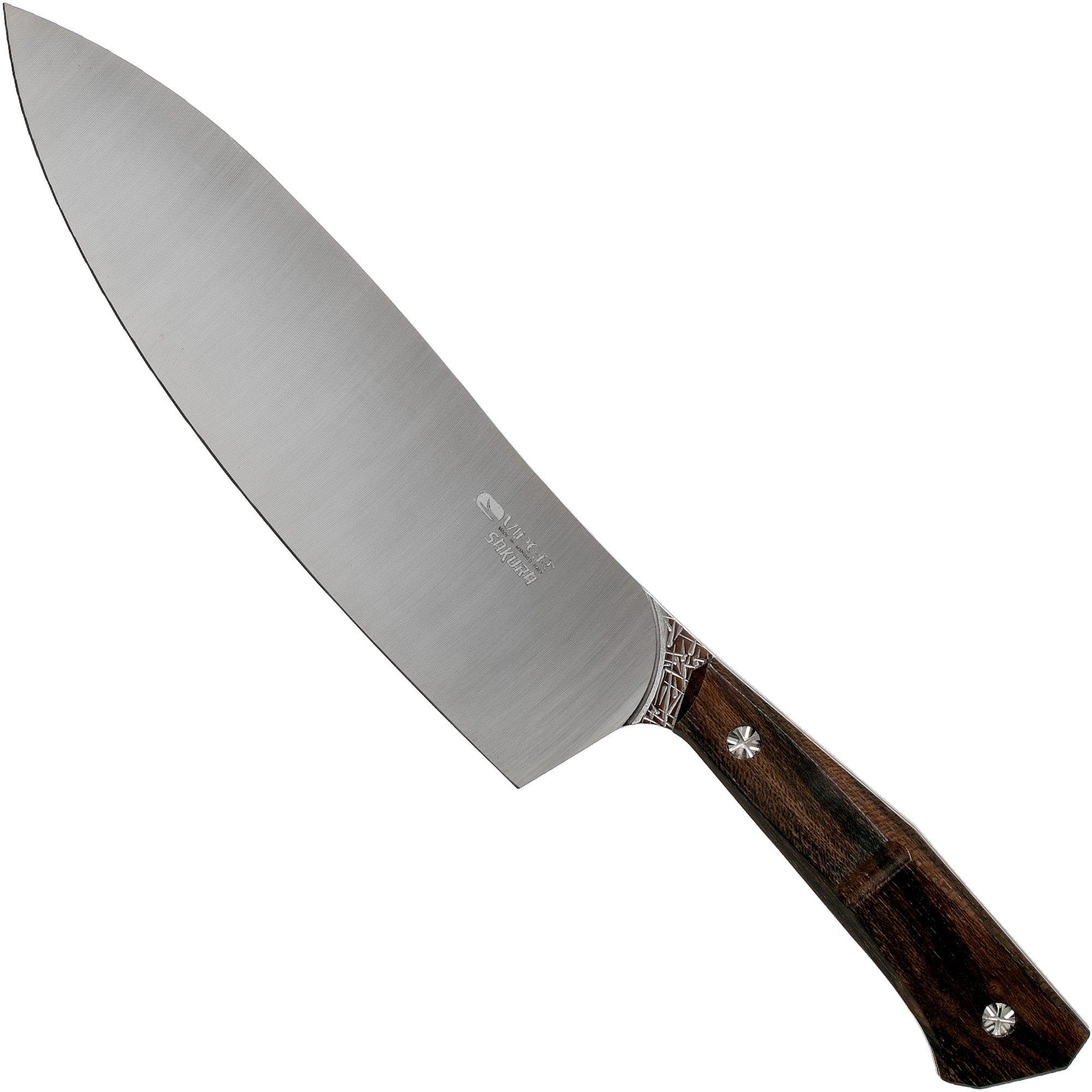 Nóż szefa kuchni Viper Sakura VT7518ZI, drewno ziricote, 20 cm