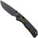 Afbeelding voor Vosteed Marten 330 A1618 Blue Stonewashed 154CM, Neon Topo Carbon Fiber, zakmes