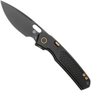 Afbeelding voor Vosteed Psyop A2201 Blackwashed Elmax, Black Titanium, zakmes, Tuffknives design
