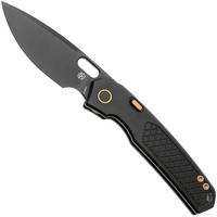 Afbeelding voor Vosteed Psyop A2201 Blackwashed Elmax, Black Titanium, zakmes, Tuffknives design