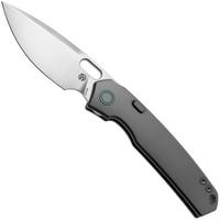 Afbeelding voor Vosteed Psyop A2204 Satin Elmax, Smooth Titanium, zakmes, Tuffknives design
