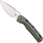 Bild für Vosteed Psyop A2211 Stonewashed Elmax, Black Norplex UltreX Micarta, Taschenmesser, Tuffknives Design