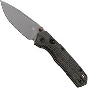 Bild für Vosteed Psyop 299 A2230 Gray S35VN, Gray Norplex UltreX Micarta, Taschenmesser, Tuffknives Design