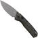Bild für Vosteed Psyop 299 A2230 Gray S35VN, Gray Norplex UltreX Micarta, Taschenmesser, Tuffknives Design