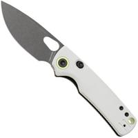 Afbeelding voor Vosteed Porcupine A2606 PVD 14C28N, White G10, zakmes, Yue Dong design