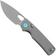 Afbeelding voor Vosteed Porcupine A2607 Gray PVD 14C28N, Gray G10, zakmes, Yue Dong design