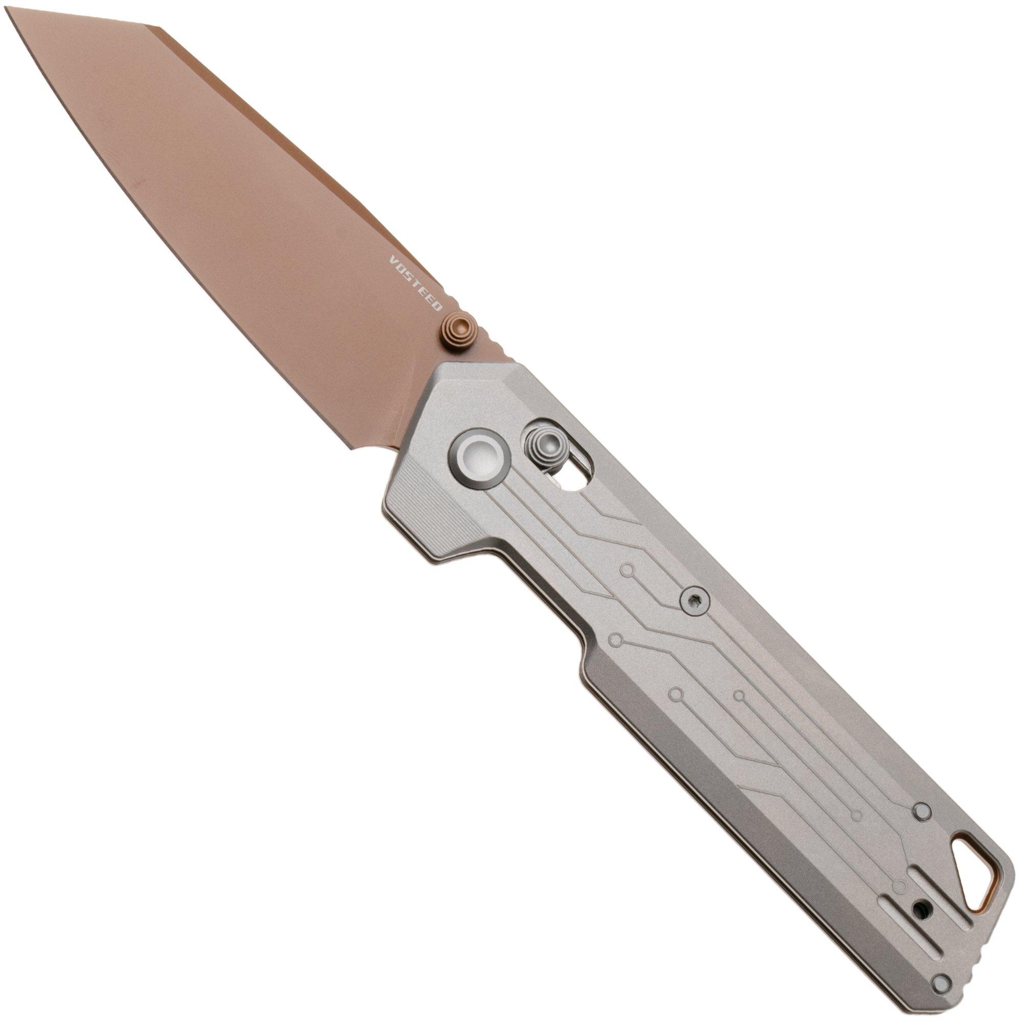Vosteed Parallel A3520 Copper Dune PVD 154CM, Circuit Titanium, Taschenmesser
