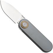 Afbeelding voor Vosteed Corgi V A3703 Satin 14C28N, Gray Aluminum, zakmes, Yue Dong design