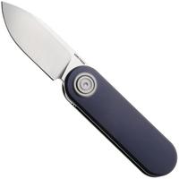 Afbeelding voor Vosteed Corgi V A3713 Satin 14C28N, Dark Slate Blue Aluminum, zakmes, Yue Dong design