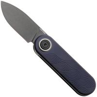 Afbeelding voor Vosteed Corgi V A3723 Blackwashed 14C28N, Dark Slate Blue Aluminum, zakmes, Yue Dong design