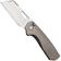 Bild für Vosteed Nip-L A4201 Stonewashed Elmax, Gray Titanium, Taschenmesser, Divo Knives Design