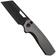 Bild für Vosteed Nip-L A4203 Blackwashed Elmax, Dim Gray Titanium, Taschenmesser, Divo Knives Design