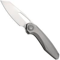Afbeelding voor Vosteed Thunderbeast A4301 Satin M390, Gray Titanium, zakmes, Yue Dong design