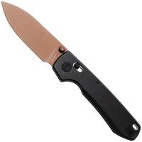 Bild für Vosteed Raccoon TiSlim A4504 Copper Dune PVD 154CM, Black Titanium, Taschenmesser, Yue Dong Design
