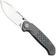 Afbeelding voor Vosteed Zander A4605, Satin S35VN, Grey Aluminium zakmes, Kornel Kiss design