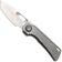 Afbeelding voor Vosteed Nymble A4702 Stonewashed Elmax, Gray Titanium, zakmes, John Rusk design