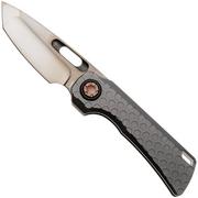Afbeelding voor Vosteed Nymble A4705 Obsidian DLC Elmax, Dim Gray Titanium, zakmes, John Rusk design