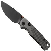 Bild für Vosteed Porcupine TiSlim A4804 Blackwashed 154CM, Dim Gray Titanium, Taschenmesser, Yue Dong Design