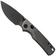 Bild für Vosteed Porcupine TiSlim A4804 Blackwashed 154CM, Dim Gray Titanium, Taschenmesser, Yue Dong Design