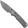 Afbeelding voor Vosteed Porcupine TiSlim A4805 Stonewashed S90V, Acid Wash Gray Titanium, zakmes, Yue Dong design