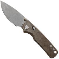 Afbeelding voor Vosteed Porcupine TiSlim A4811 Acid Wash Stonewash S90V, Acid Wash Copper Titanium, zakmes, Yue Dong design