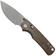 Afbeelding voor Vosteed Porcupine TiSlim A4811 Acid Wash Stonewash S90V, Acid Wash Copper Titanium, zakmes, Yue Dong design