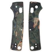 Afbeelding voor Vosteed Porcupine ModSwap W0304 Canvas Rag Burl Green Current Micarta, handgreepschalen