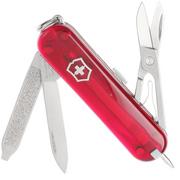 Victorinox Signature transparant rood 0.6225T Zwitsers zakmes