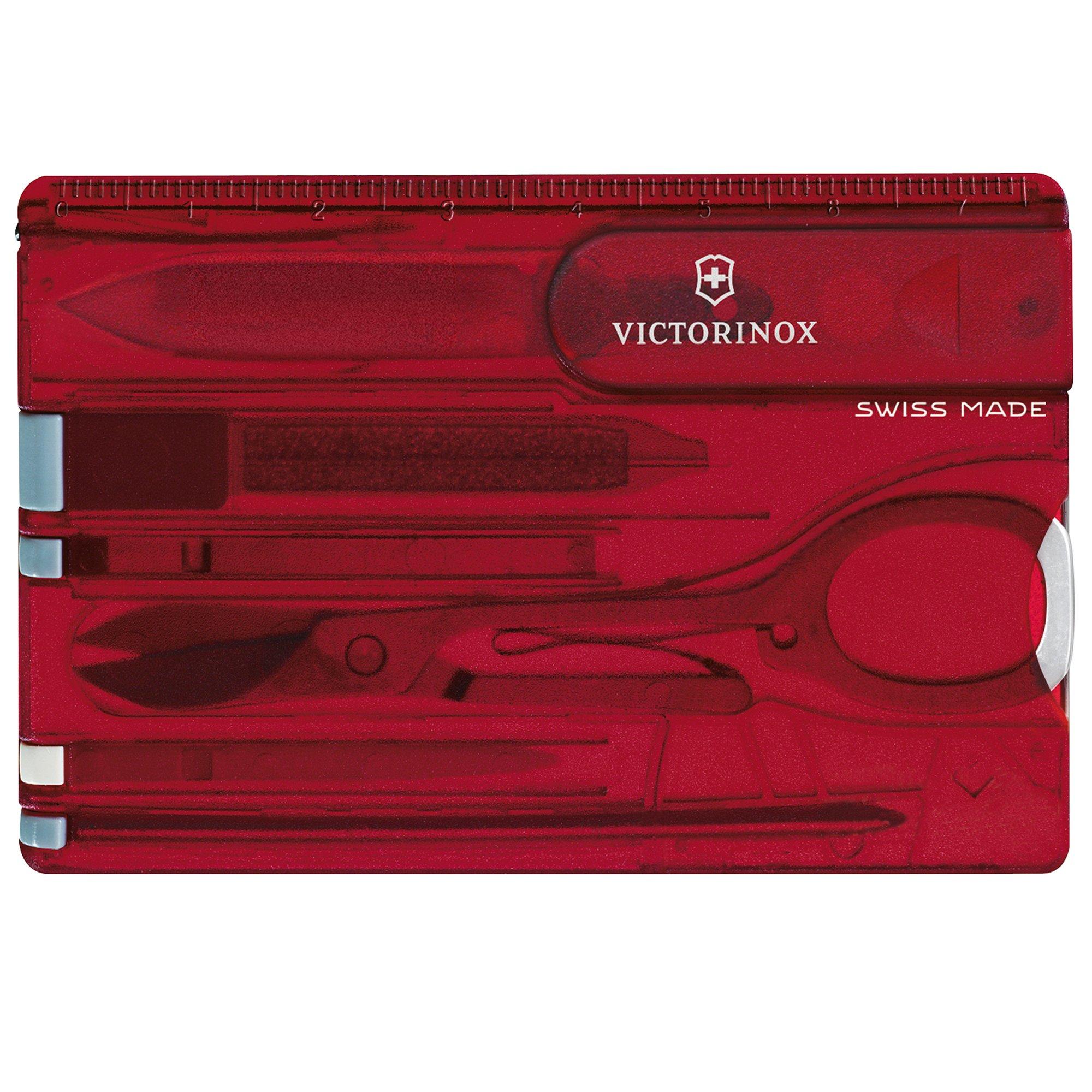 Victorinox SwissCard Classic (rot-transparent)
