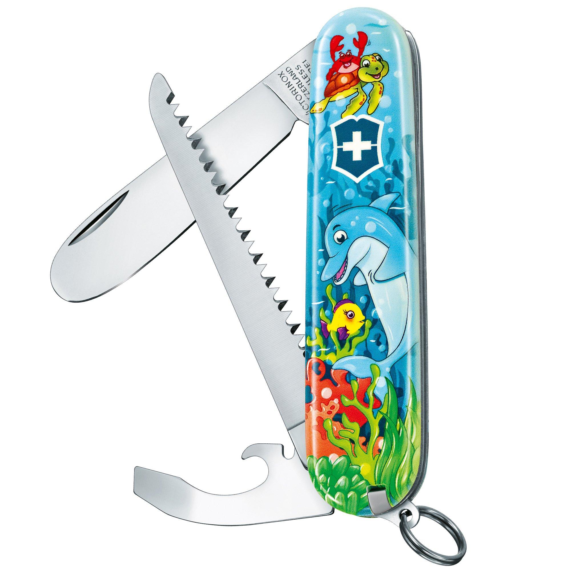Victorinox My First Victorinox, Delfin Edition 0.2373.E1 Taschenmesser für Kinder