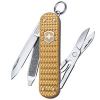 Image for Victorinox Classic SD Precious Alox, Brass Gold 0.6221.408G Swiss pocket knife