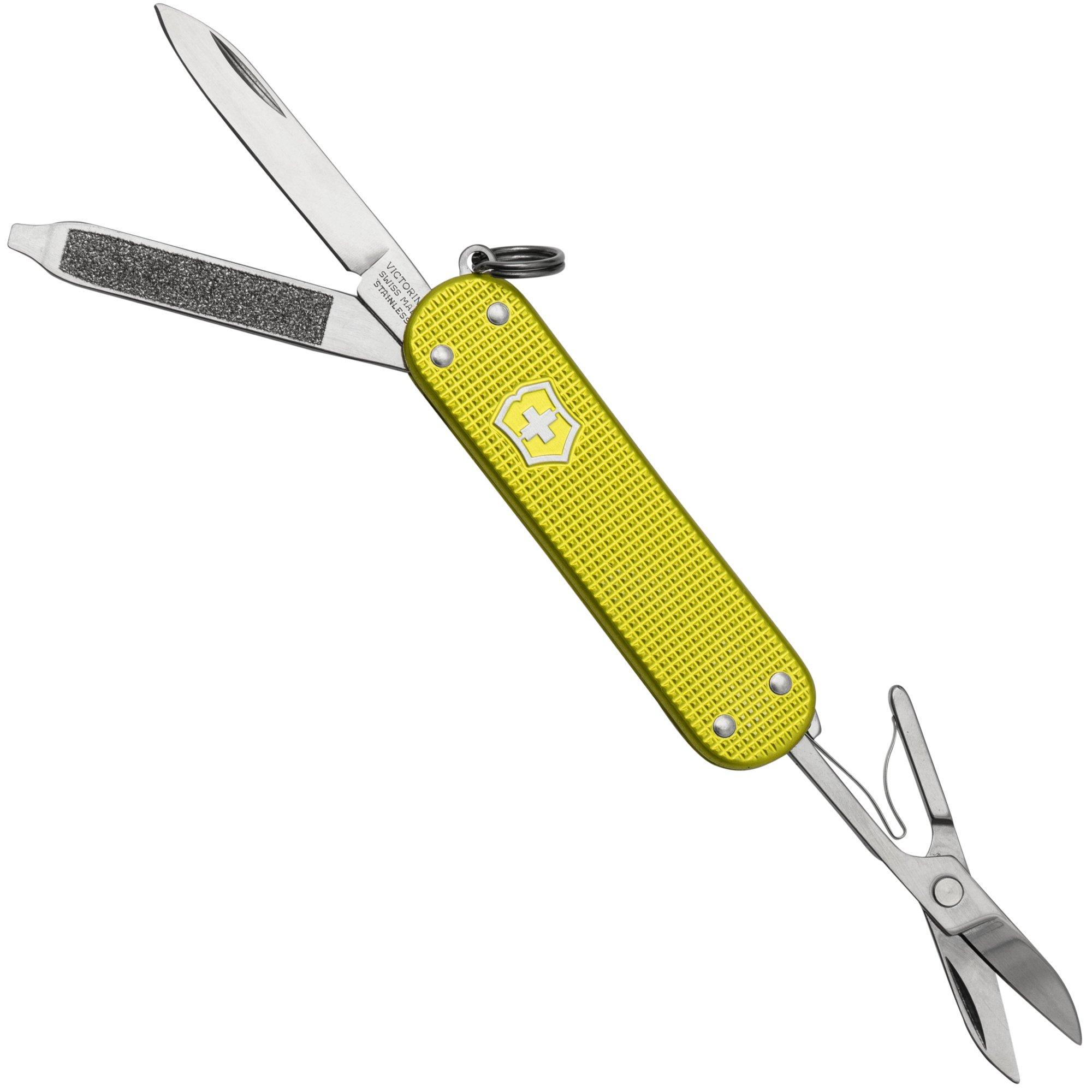 Victorinox Classic SD Alox Limited Edition 2023, 0.6221.L23 Electric Yellow, Swiss pocket knife