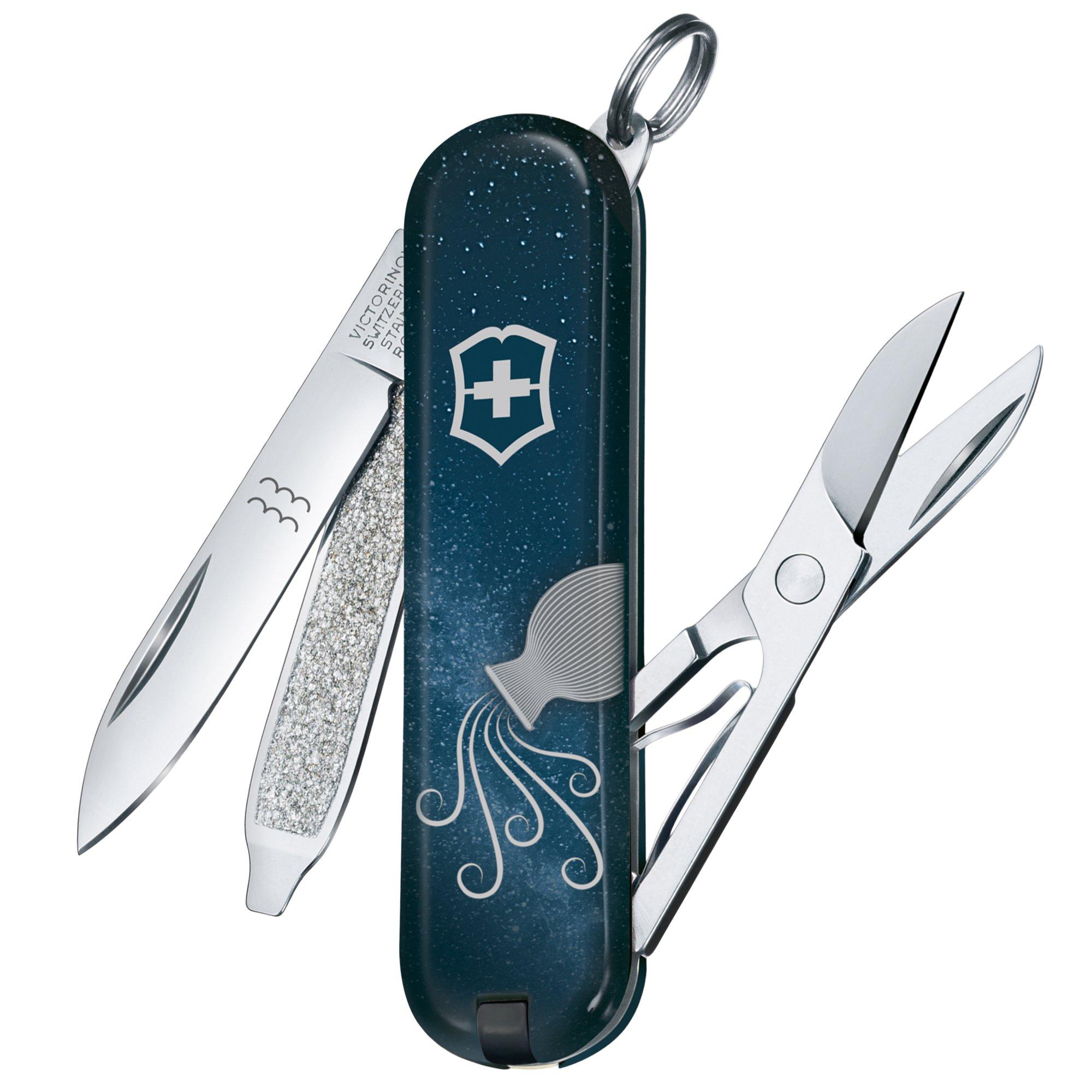 Victorinox Classic SD Zodiac Signs 2026, Aquarius 0.6223.2AQU Swiss Army Knife