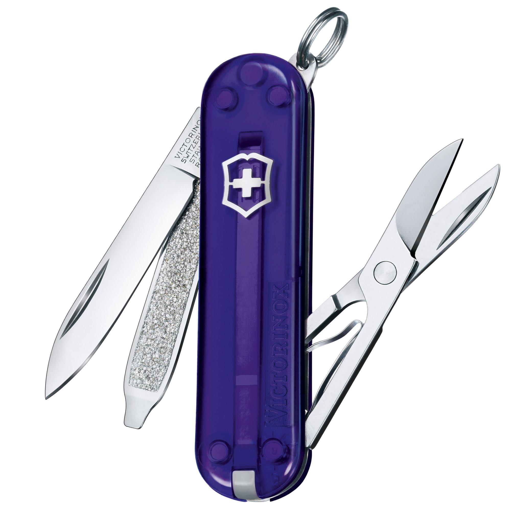 Victorinox Classic SD Translucent Colors, Persian Indigo 0.6223.T29G Zwitsers zakmes