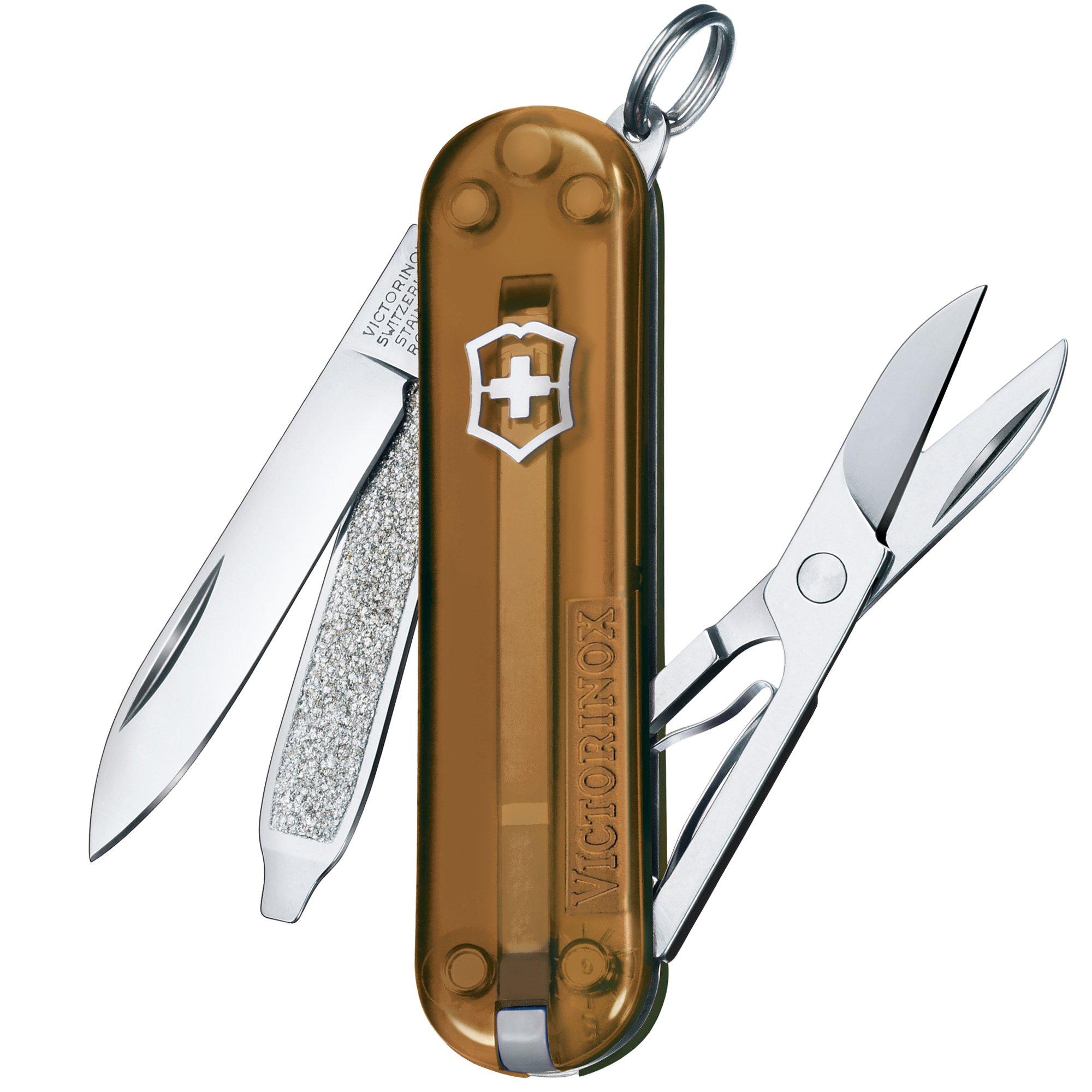 Victorinox Classic SD Translucent Colors, Chocolate Fudge 0.6223.T55G Zwitsers zakmes