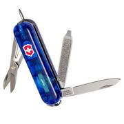 Victorinox Signature Lite, Swiss pocket knife, transparant blue