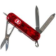 Victorinox Signature Lite, Swiss pocket knife, transparant red