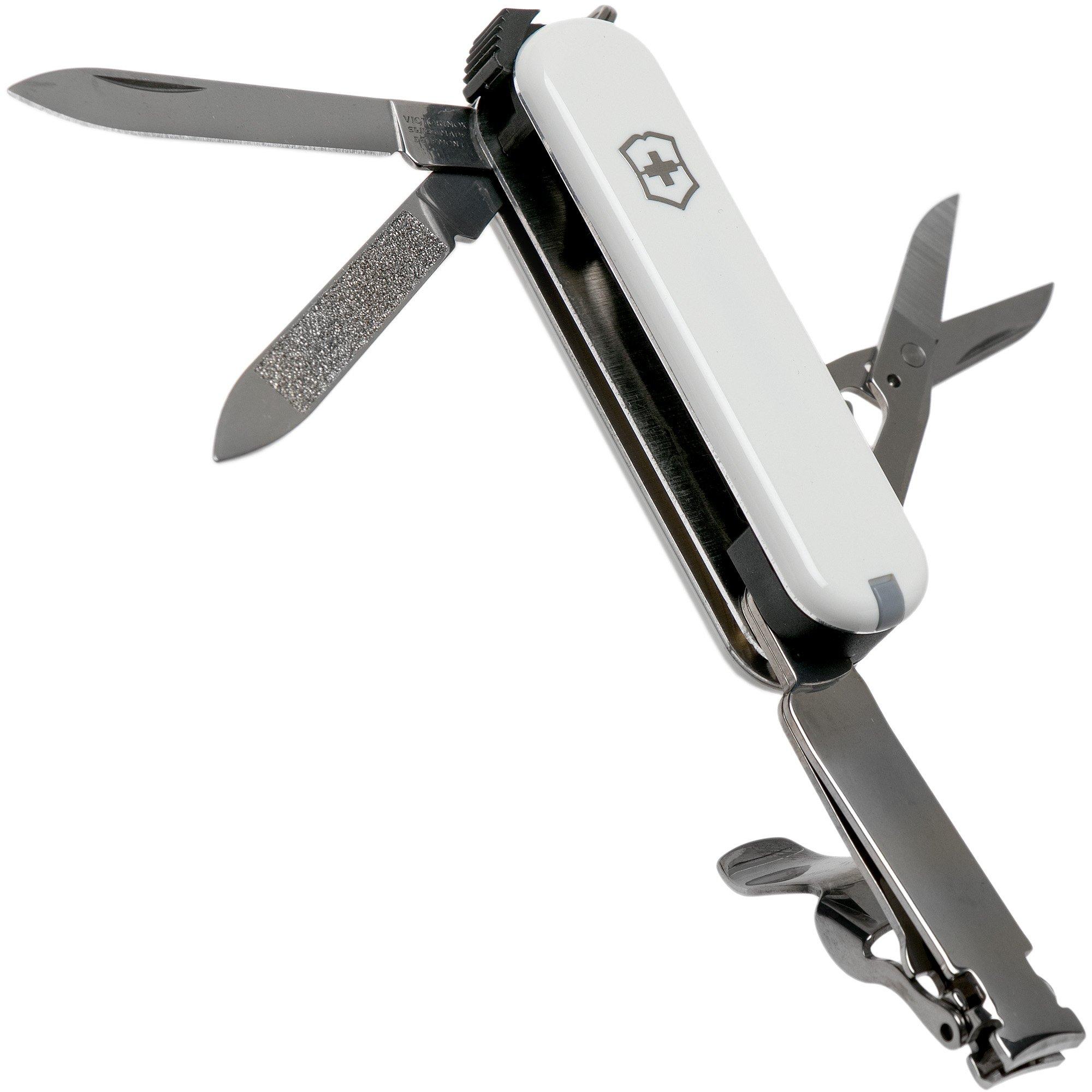 Victorinox Nail Clip 580 Swiss Army Knife White 0.6463 - Blade HQ