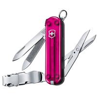 Image for Victorinox Nail Clip 580 translucent pink 0.6463.T5 Swiss pocket knife