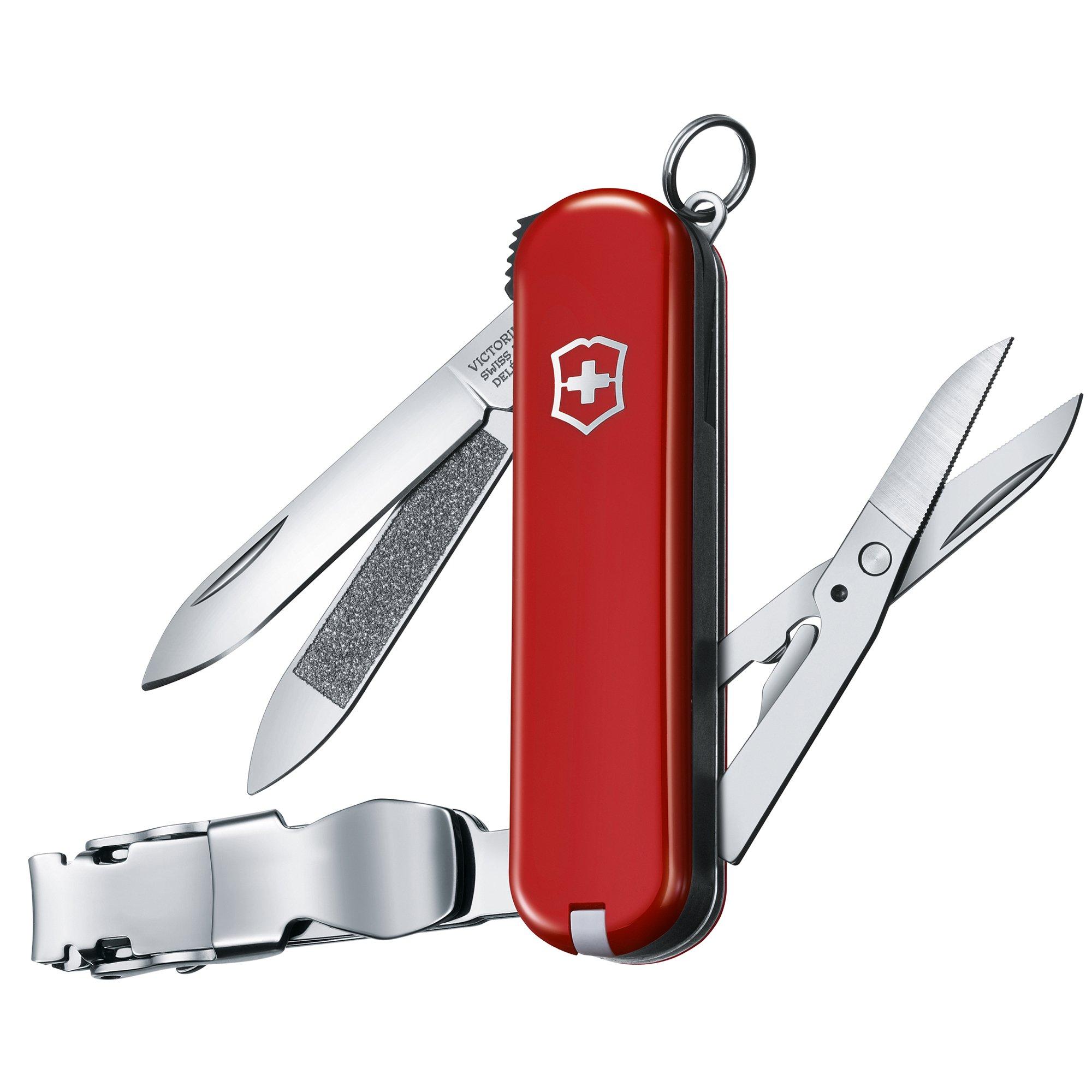 Szwajcarski scyzoryk Victorinox Nail Clip 580, czerwony 0.6463