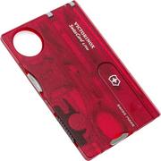 Victorinox SwissCard Lite rosso trasparente 0.7300.T