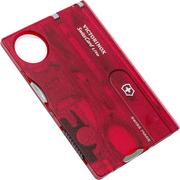 Victorinox SwissCard Lite vermelho transparente 0.7300.T