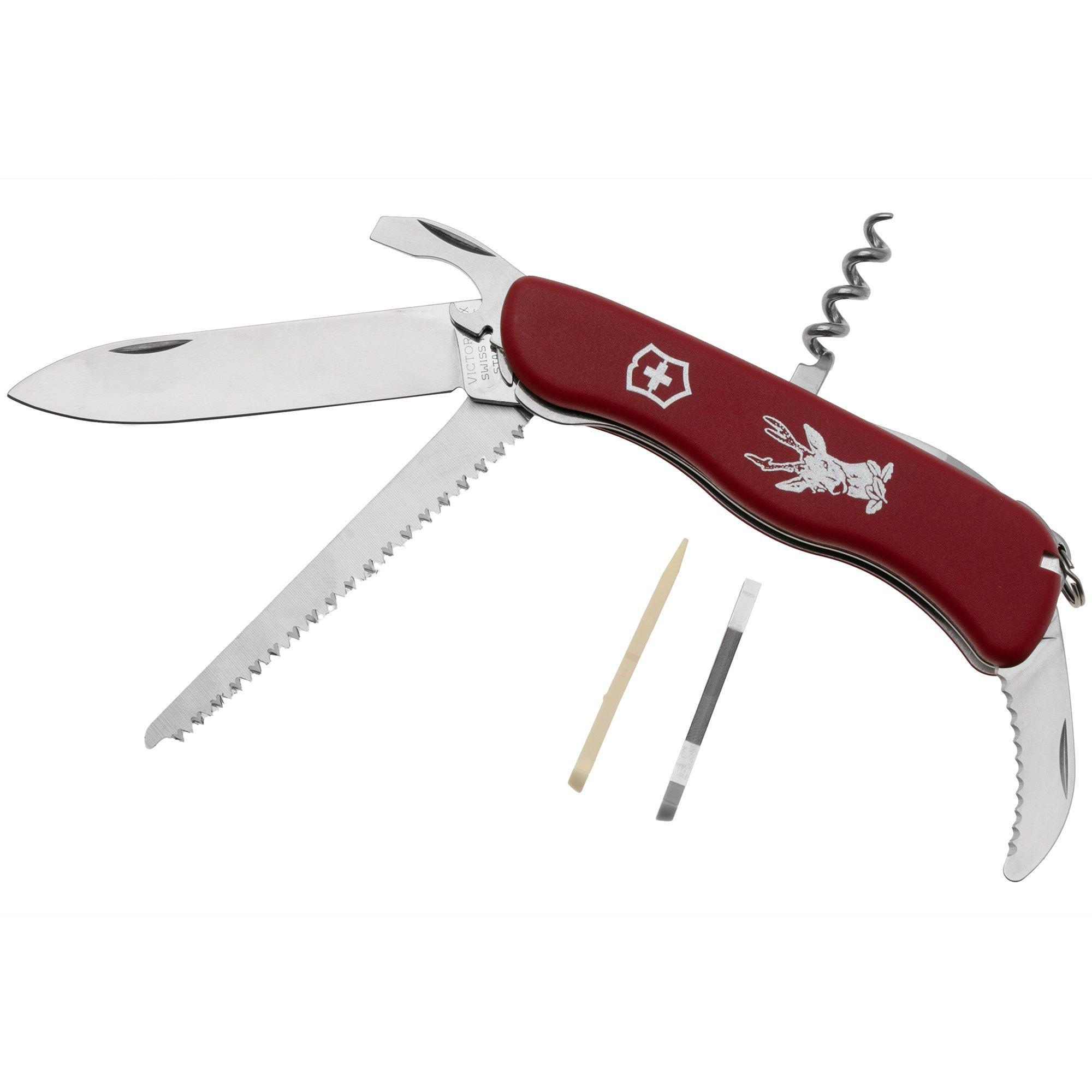 Victorinox Hunter vert 0.8573.4 - Couteau suisse pour chasseurs Liner Lock