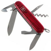 Victorinox Spartan, Swiss pocket knife, red transparant