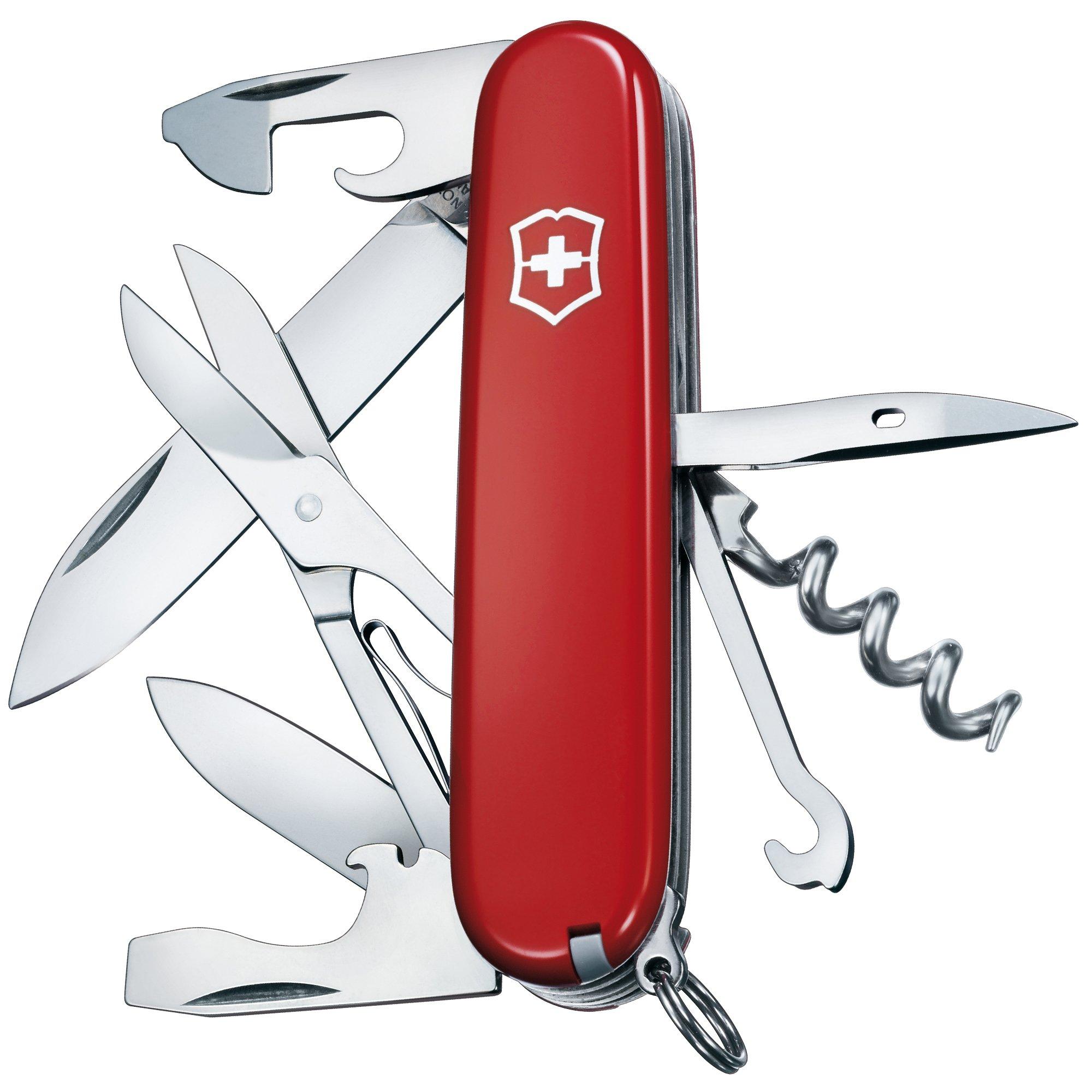Szwajcarski scyzoryk Victorinox Climber, czerwony, 1.3703