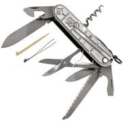 Victorinox Huntsman transparant zilver 1.3713.T7 Zwitsers zakmes