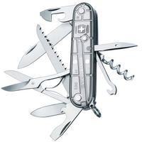 Image for Victorinox Huntsman, Swiss pocket knife, transparant silver